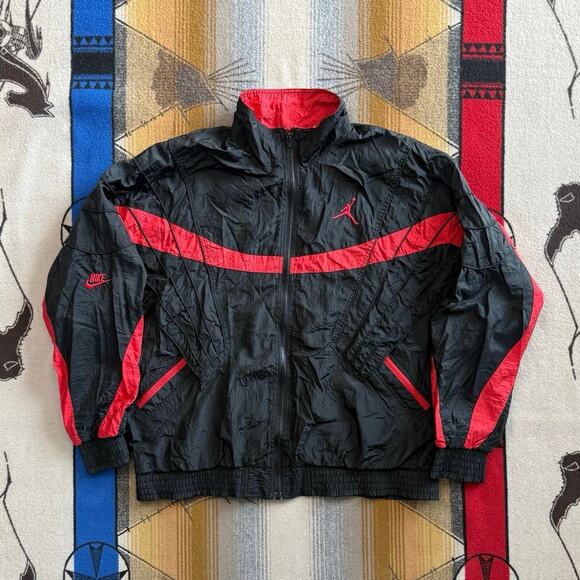 Vintage Nike Air Jordan Flight Mens Windbreaker Jacket Size XL AJ 062704 80s 90s